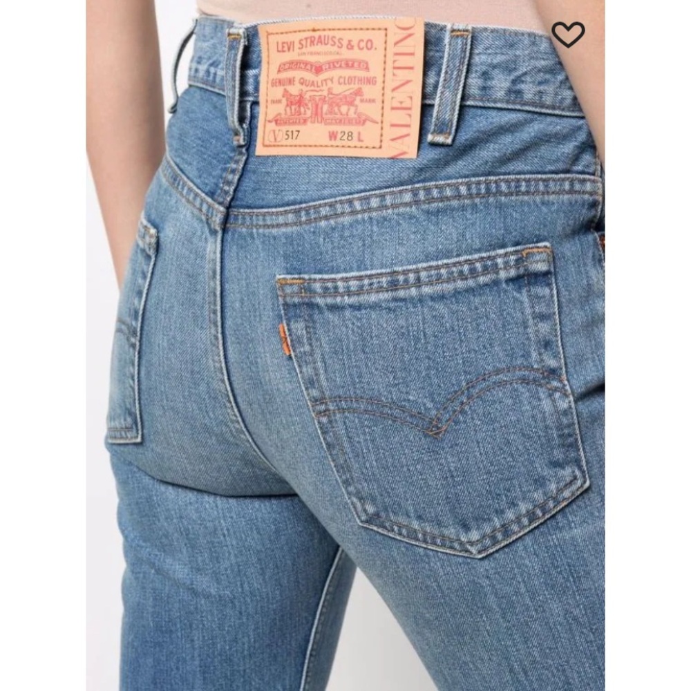 Valentino x Levi’s 1969 Re-Edition 517 Bootcut Denim Jeans, 28